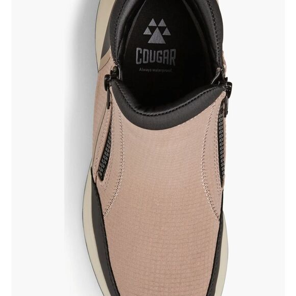 Cougar Gray and Tan Ankle Boots with Suede Finish - Picture 3 of 8